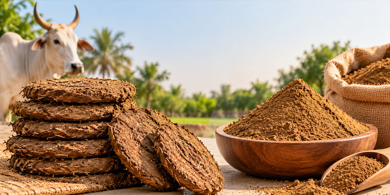 Cow Dung Cakes vs Cow Dung Powder: Which Product Is Right for Your Business?